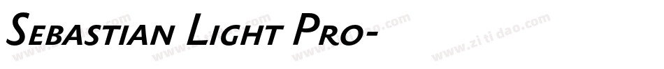 Sebastian Light Pro字体转换